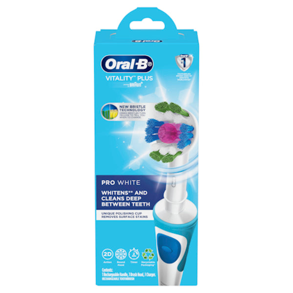 Oral B Vitality Plus Power Toothbrush Pro White