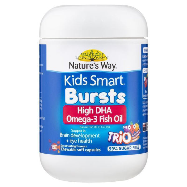 Nature's Way Kids Smart Omega-3 Fish Oil Trio Capsules 180