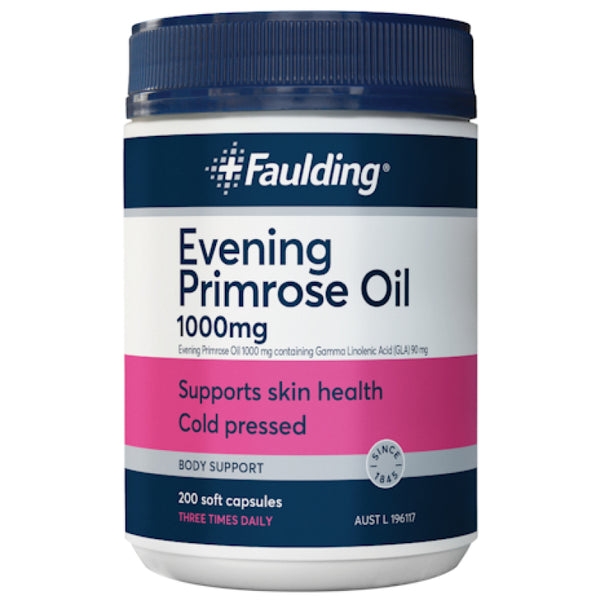 Faulding Evening Primose Oil Capsules 200