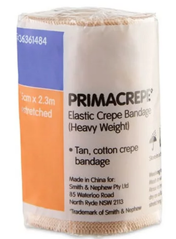 Primacrepe Heavy Tan 7.5cm x 2.3m