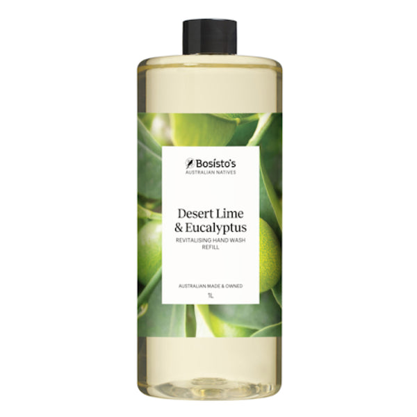 Bosisto's Desert Lime & Eucalyptus Hand Wash 1L Refill