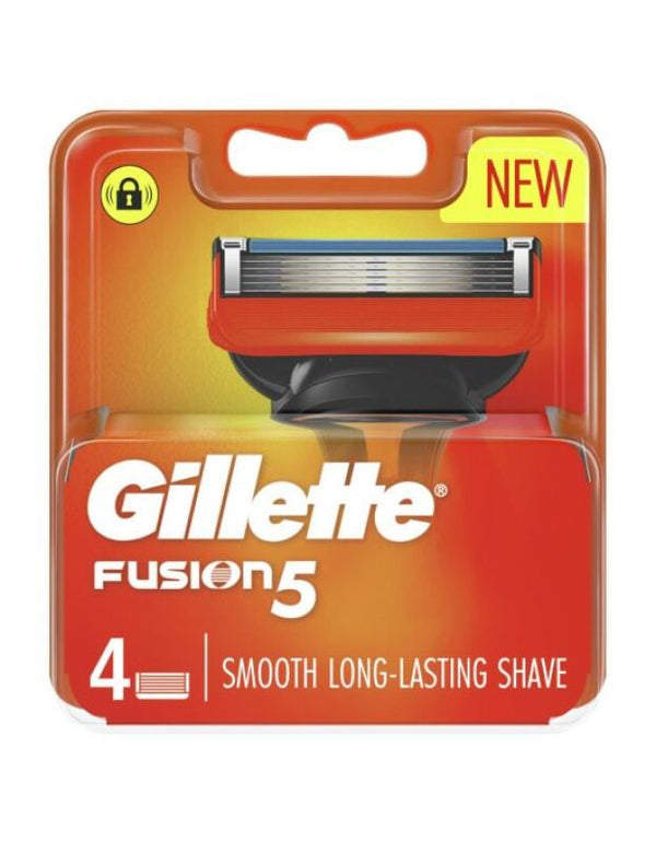 Gillette Fusion Manual Blades 4 Cartridges Refills