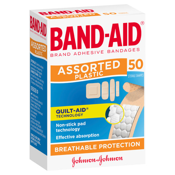 Band-Aid Brand Adhesive Plastic Assorted Bandages