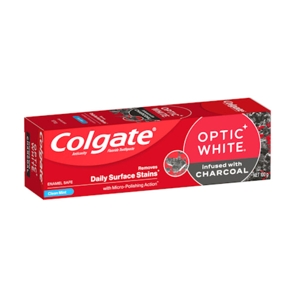 Colgate Toothpaste Optic White Charcoal 100g