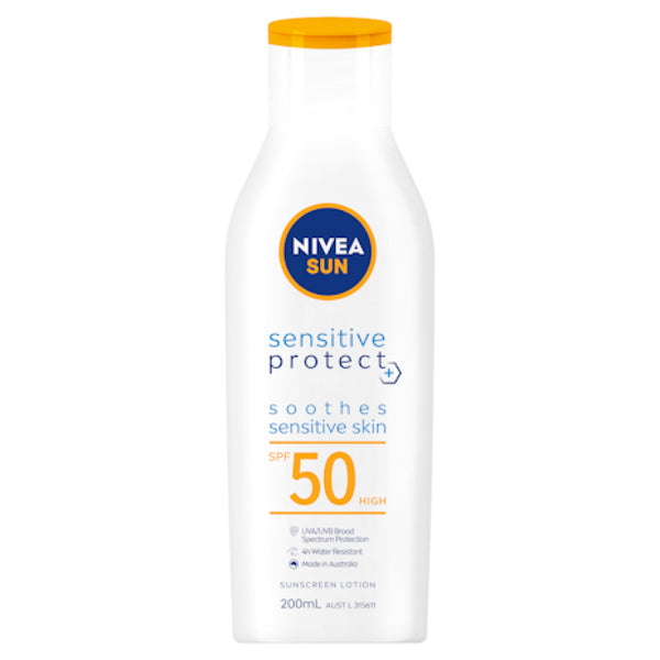 Nivea Sun Sensitive Protect SPF50 Sunscreen Lotion 200ml