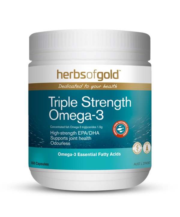 Herbs of Gold Triple Strength Omega 3 150cap