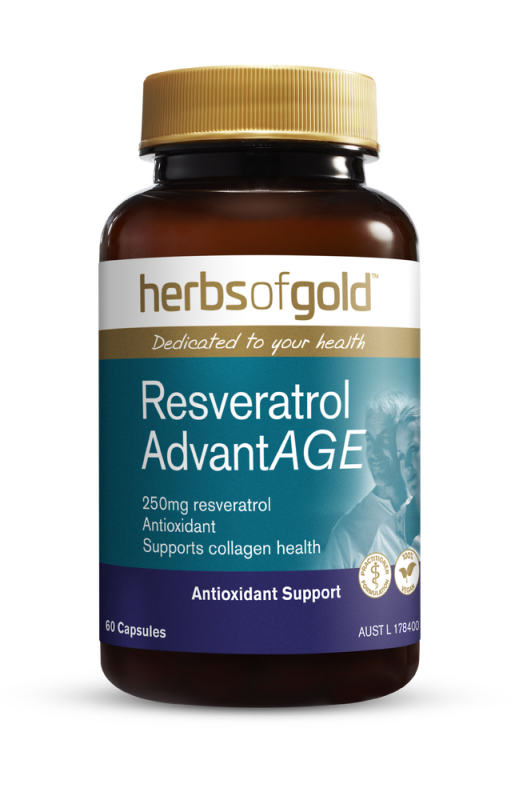 Herbs Of Gold Resveratrol Advantage 60 Vcaps