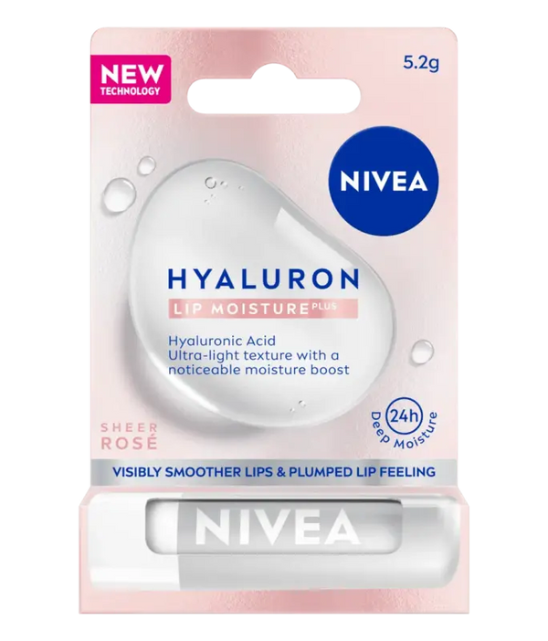 Nivea Hyaluron Lip Moisture Balm Sheer Rose 5.2g