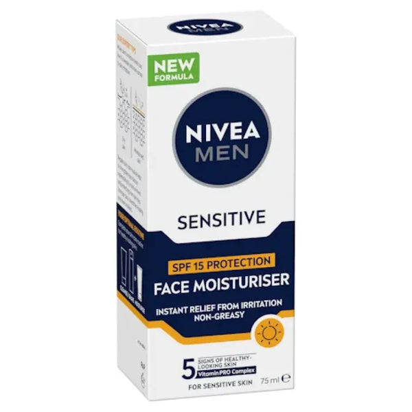 Nivea for Men Sensitive Protective Moisturiser SPF15 75ml