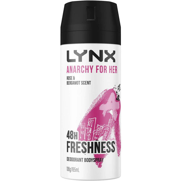 Lynx Anarchy For Her Deodorant Aerosol Spray 165ml