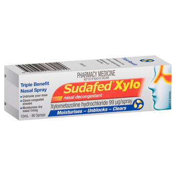 Sudafed Xylo Nasal Decongestant Spray 10mL