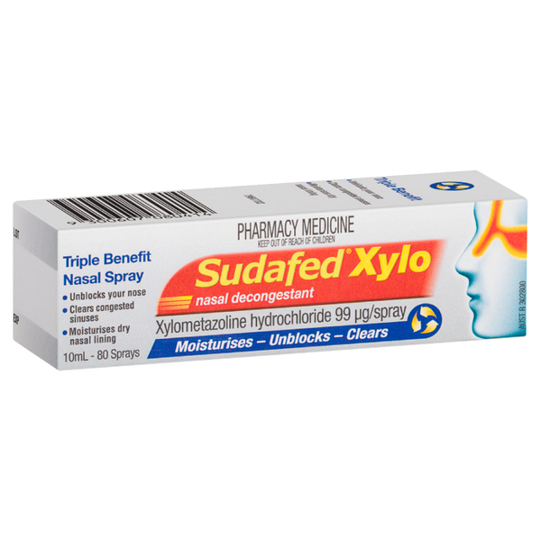 Sudafed Xylo Nasal Decongestant Spray 10mL