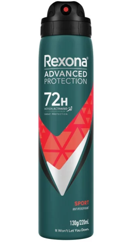 Rexona Men Advanced Protection Sport Antiperspirant Deodorant Spray 220 ml