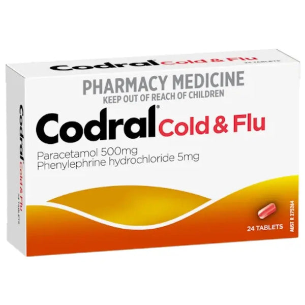 Codral PE Cold and Flu 24 Tablets