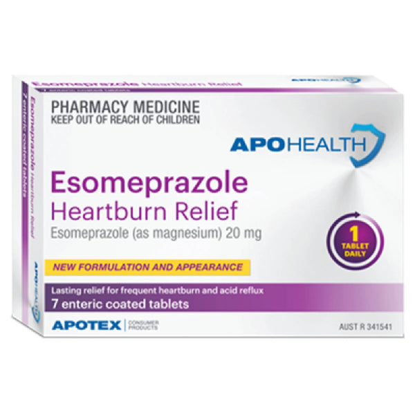 APOHealth Esomeprazole Tablets 20mg Blst 7