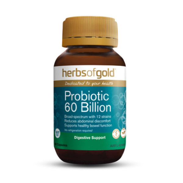 Herbs Of Gold Probiotic 60 Billion Capsules 60