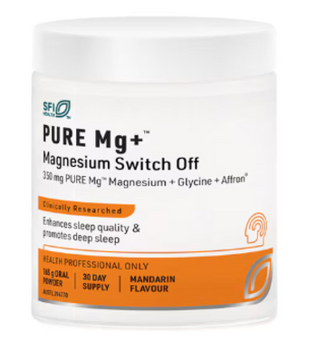SFI Health PURE Mg+ Magnesium Switch Off Mandarin Oral Powder 165g