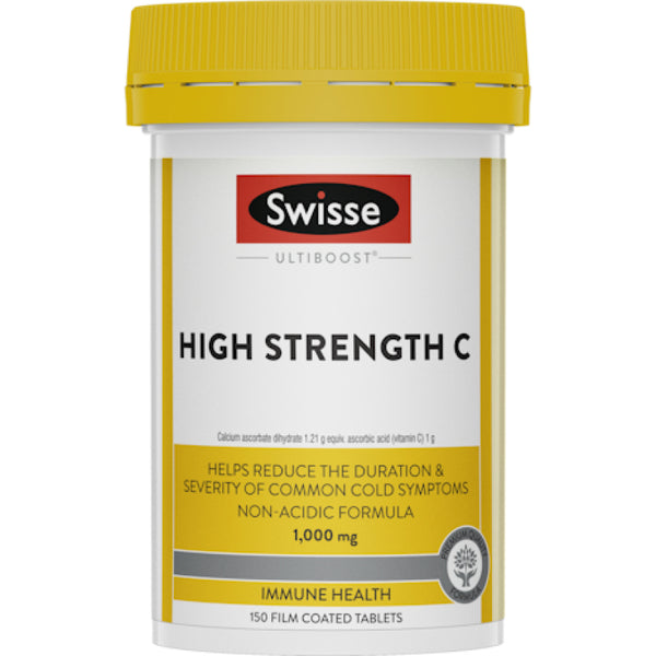 Swisse Ultiboost High Strength Vitamin C 150 Tablets