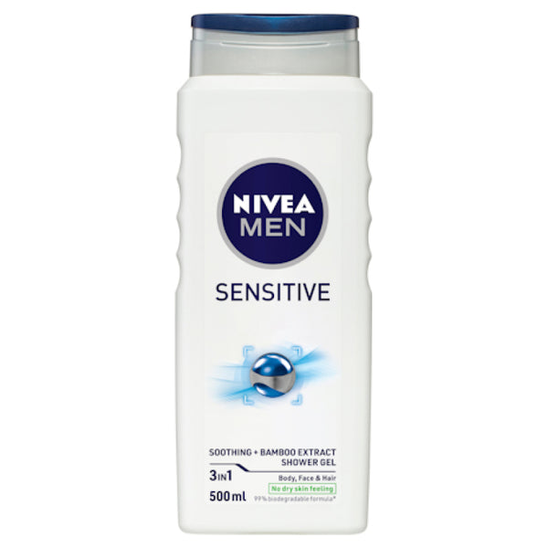 Nivea for Men Sensitive Body Wash 500ml