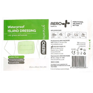 Aerofilm Waterproof Island Dressing 15cm X 20cm