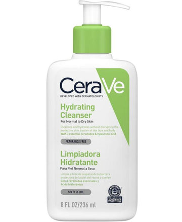 CeraVe Hydrating Cleanser For Normal to Dry Skin (With Pump) 236ml/8oz
