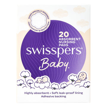 Swisspers Absorbent Nursing Pads 20 Pack