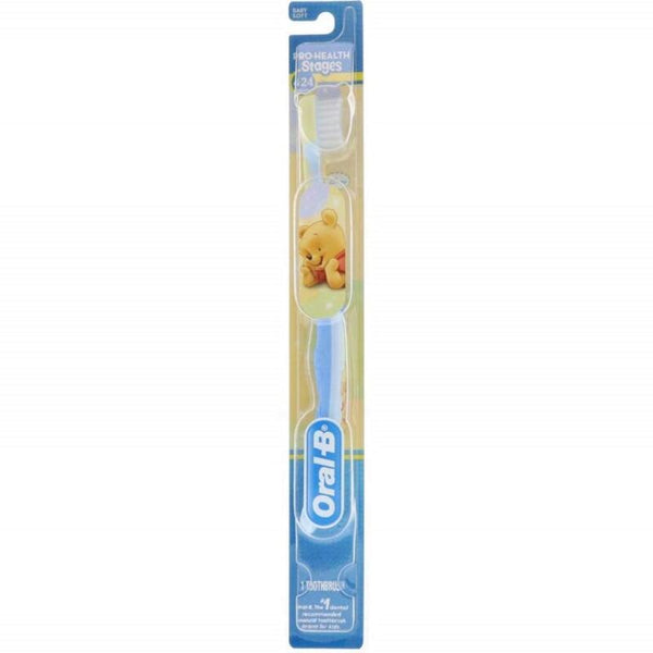 ORAL B Stages 1 Toothbrush 4-24 Mths Baby Pooh