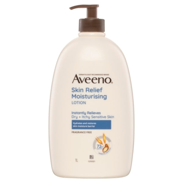 Aveeno Skin Relief Moisturising Fragrance Free Body Lotion 1L