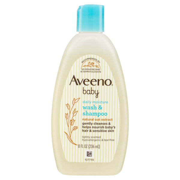 Aveeno Baby Daily Moisture Lightly Scented Wash & Shampoo 236mL