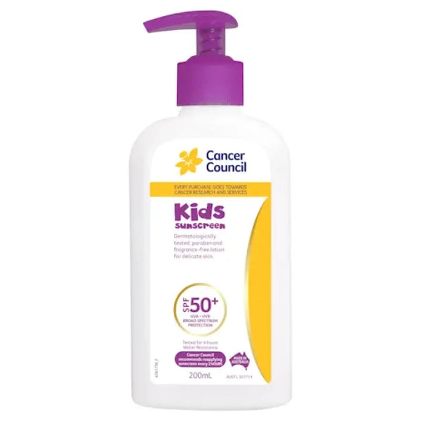 Cancer Council SPF 50+ Kids 200ml Finger Pump