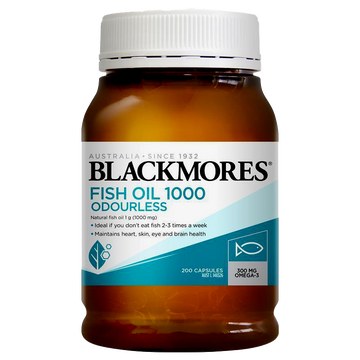 Blackmores Odourless Fish Oil 1000mg 200 Capsules
