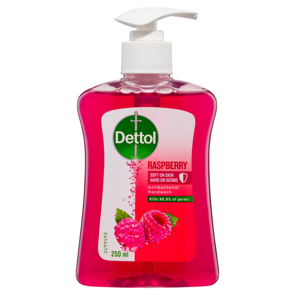 Dettol Liquid Hand Wash Raspberry Pump Anti-Bacterial 250ml