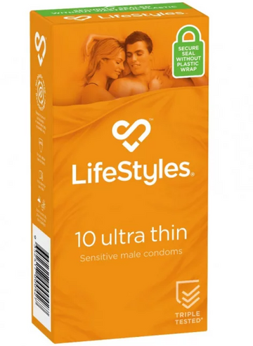 LifeStyles Ultra Thin Condoms 10 Pack