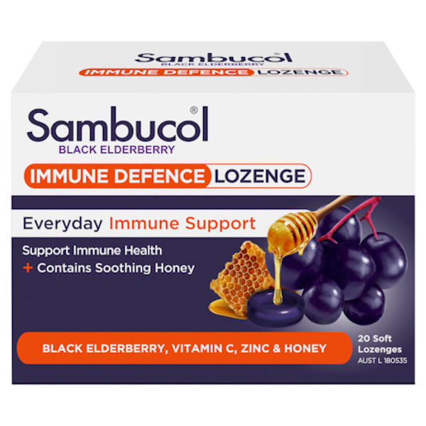 Sambucol Immune Defence 20 Throat Lozenges