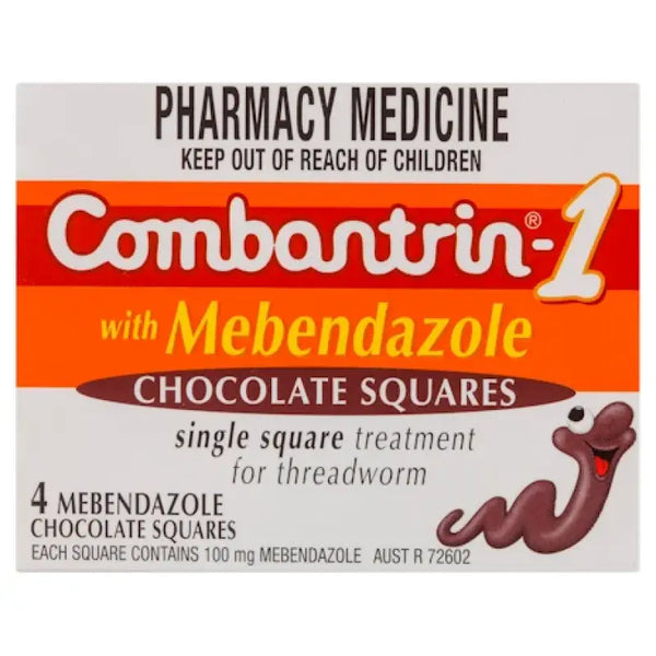 Combantrin-1 Choc Squares 4