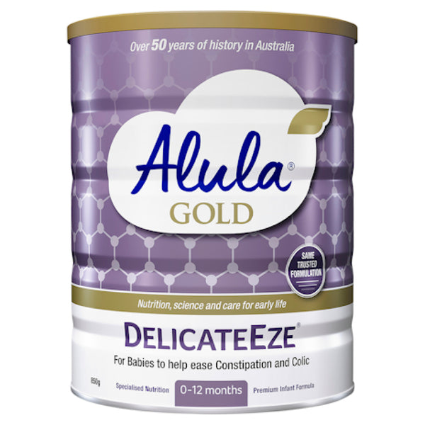 Alula Gold Delicateeze Infant Formula 0-12 Months 850g