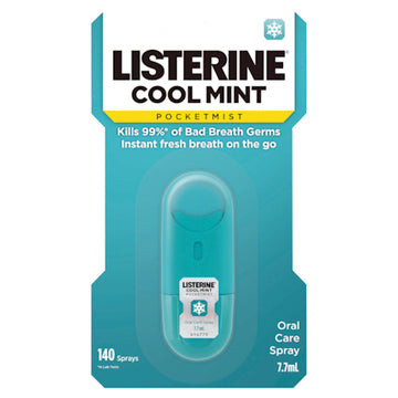 Listerine Pocketmist Oral Care Spray Cool Mint 7.7mL