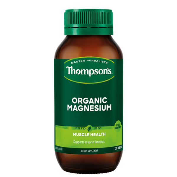 Thompson's Organic Magnesium 120 tabs