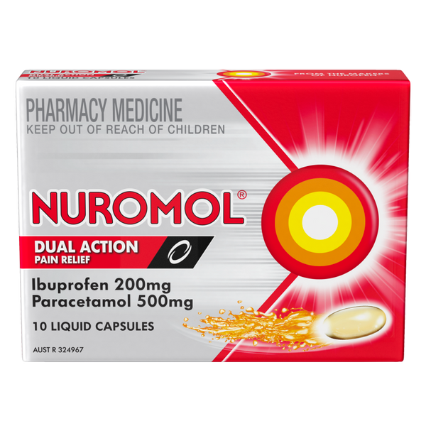 Nuromol Liquid Capsules 10 pack
