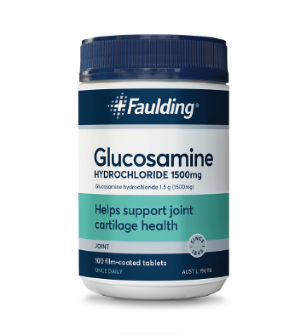 Faulding Remedies Glucosamine HCl 1500mg Tablets 100