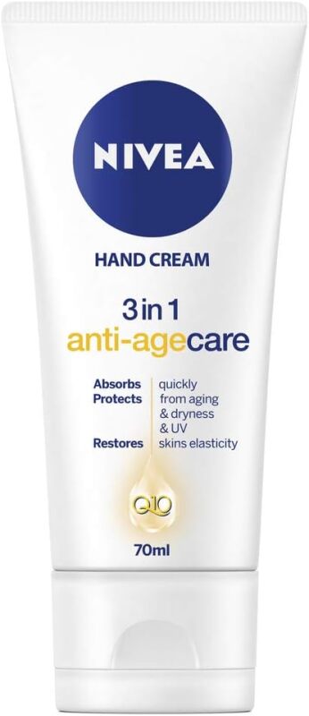 NIVEA Q10 3 in 1 Anti-Age Moisturising Hand Care Cream 70ml