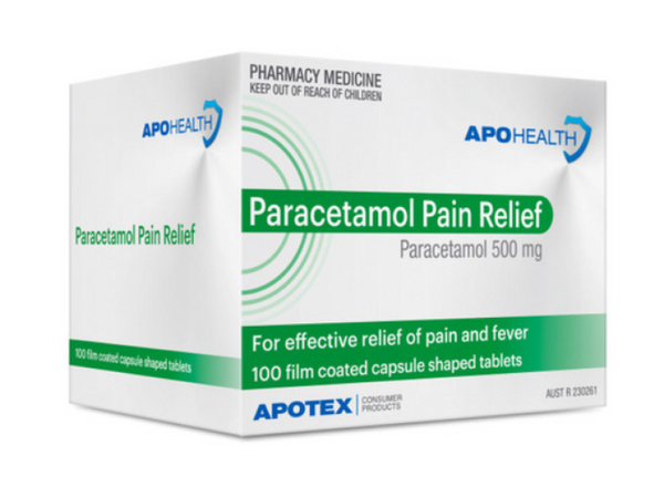 ApoHealth Paracetamol 500mg 100 Tablets