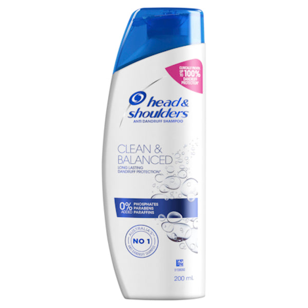 Head & Shoulders Clean & Balanced Anti-Dandruff Shampoo 200mL