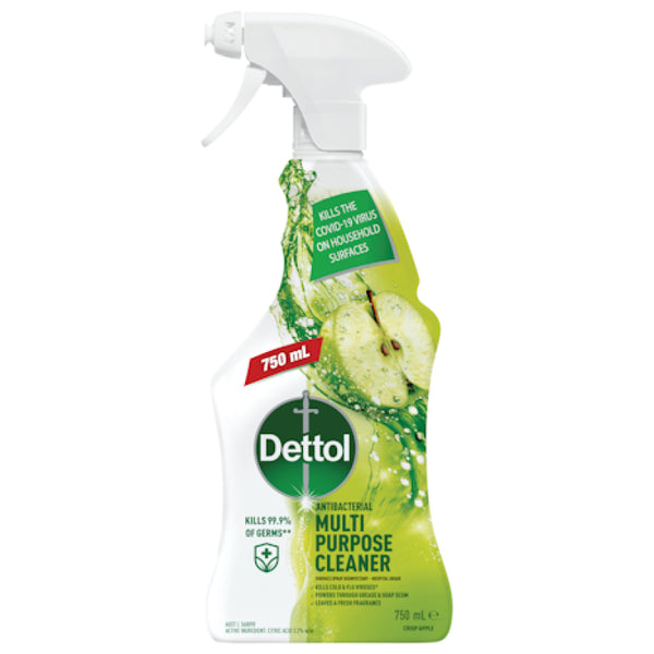 Dettol Multi-purpose Cleaner Crisp Apple Burst Trigger 750mL