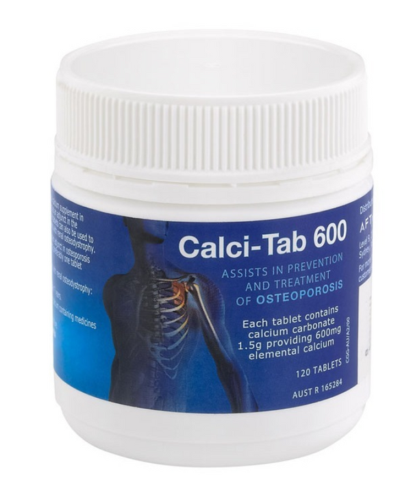 Calci-Tab 600 Calcium Supplement 120 Tablets