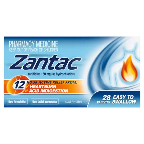 Zantac 12 Hour 150mg 28 Tablets