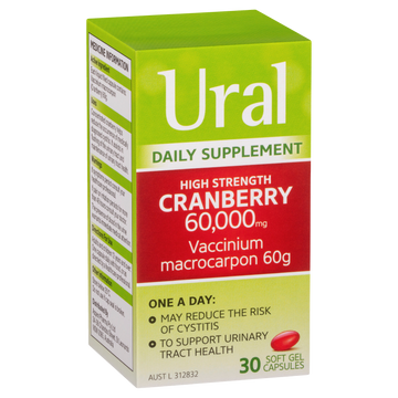 Ural Cranberry Daily Capsules x 30