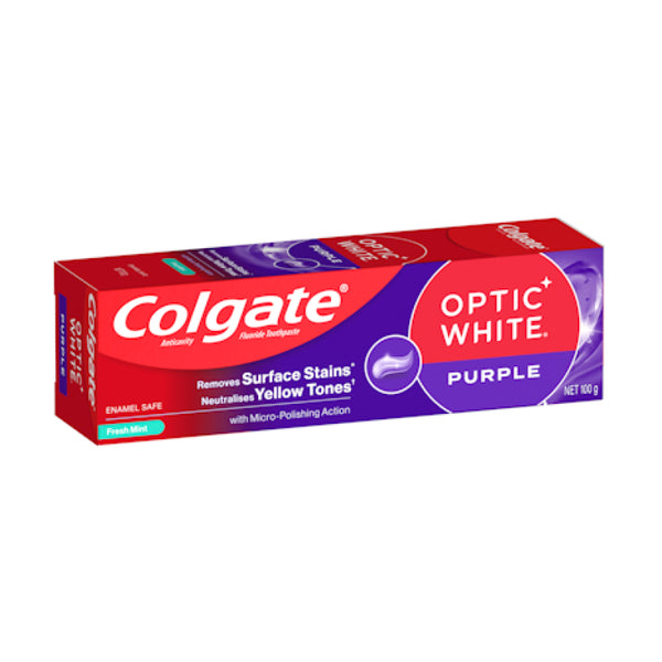 Colgate Toothpaste Optic White Purple 100g