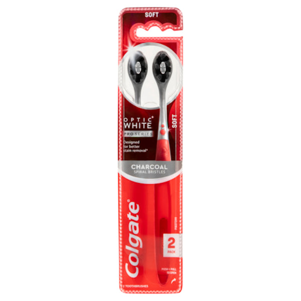 Colgate Optic White Renewal Toothbrush Super Soft  2 pack