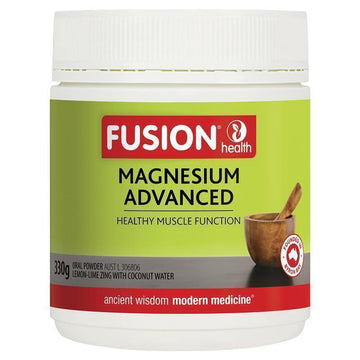 Fusion Health Magnesium Advanced Powder Lemon-Lime 165g